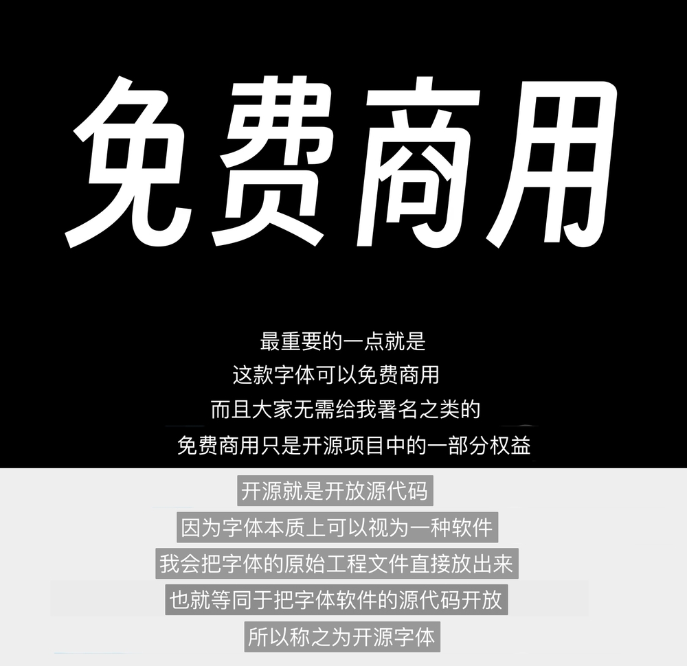 得意黑Smiley Sans！一款精致的免费开源斜体中文字体