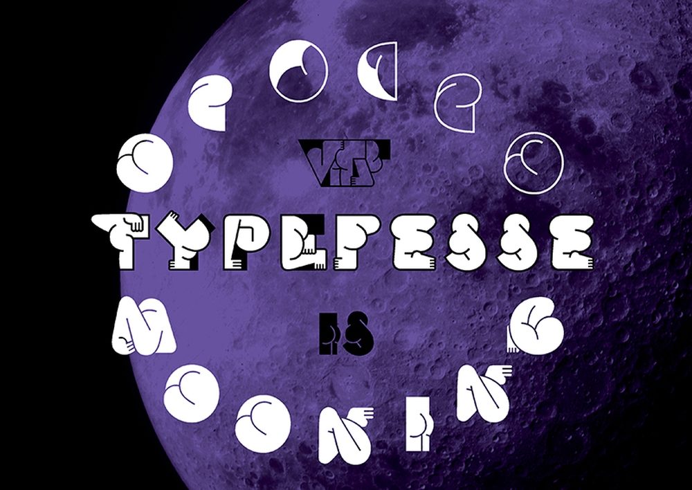 Typefesse!一款趣味俏皮的“翘臀”免费可商用英文字体