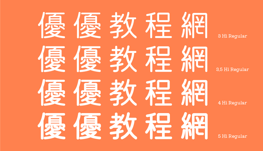 免费字体下载!一款方正饱满圆润可爱的日文字体—甜瓜体