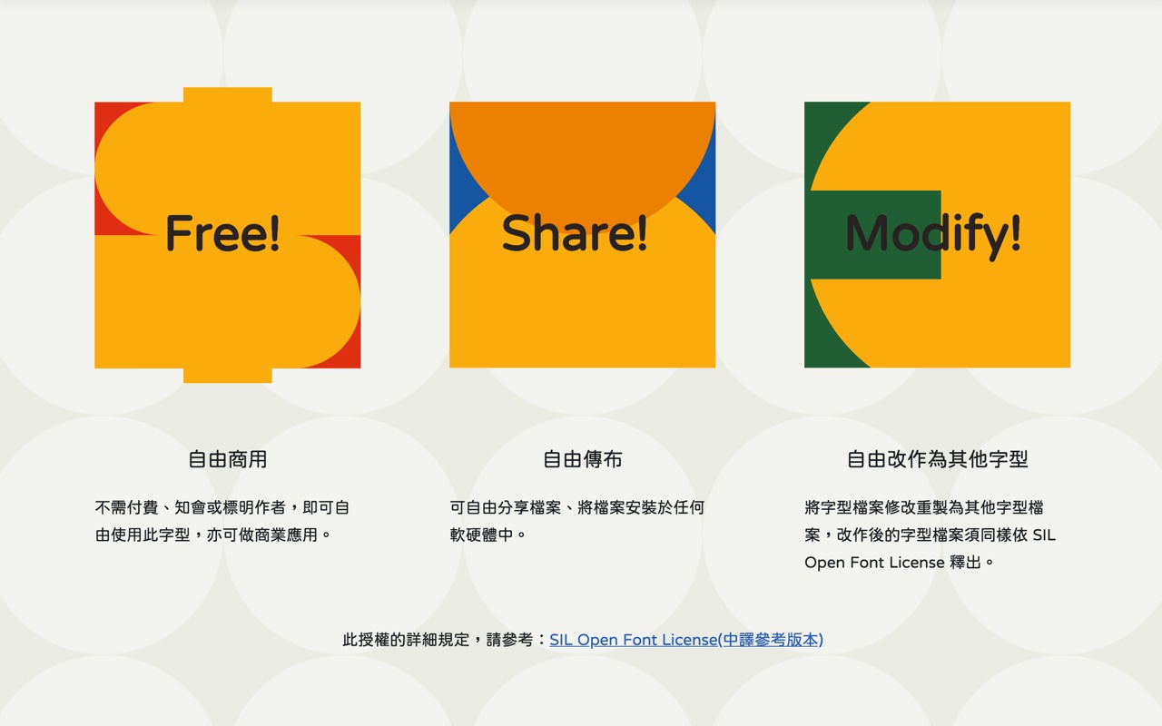 又一款免费可商用的中文字体!Open 粉圆字体火热下载中