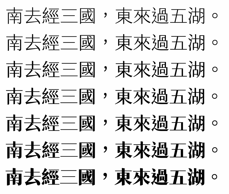 免费字体下载!一款简明现代清新轻快的中文字体:狮尾四季春