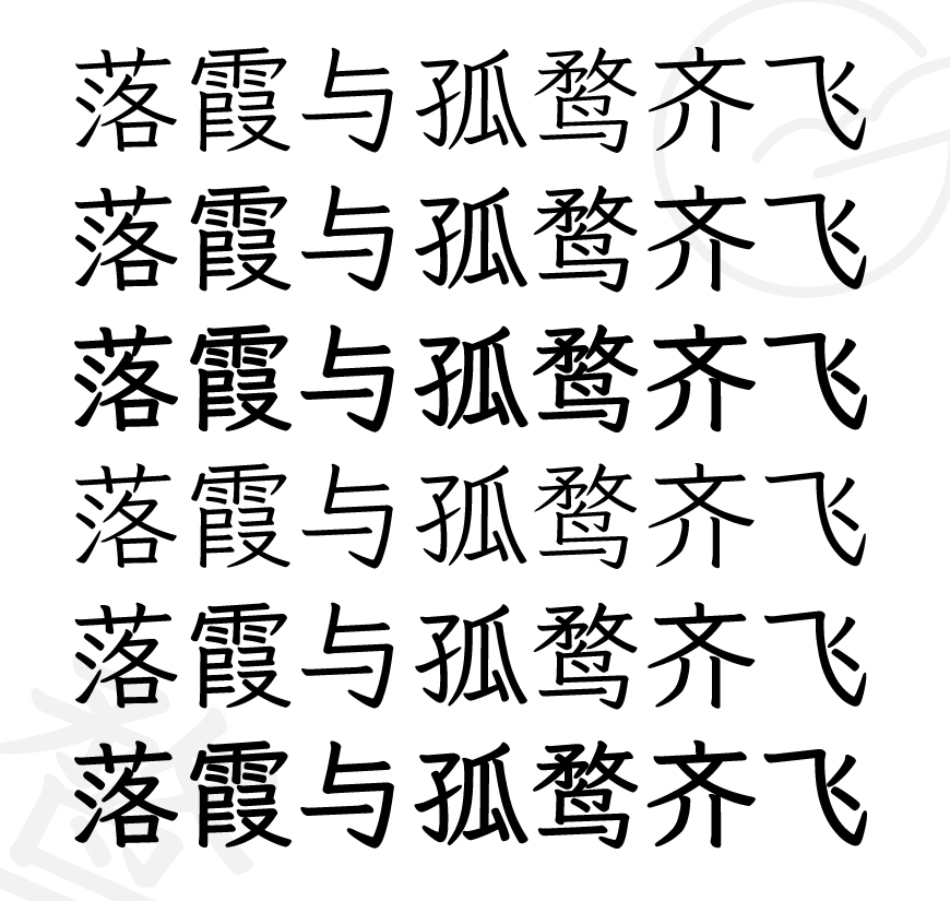 免费字体下载!一款实用美观的开源中文楷体字:霞鹜文楷