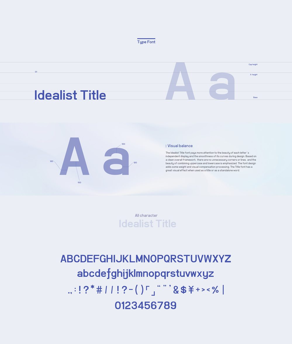 Idealist！有独特转角设计的免费可商用英文系列字体