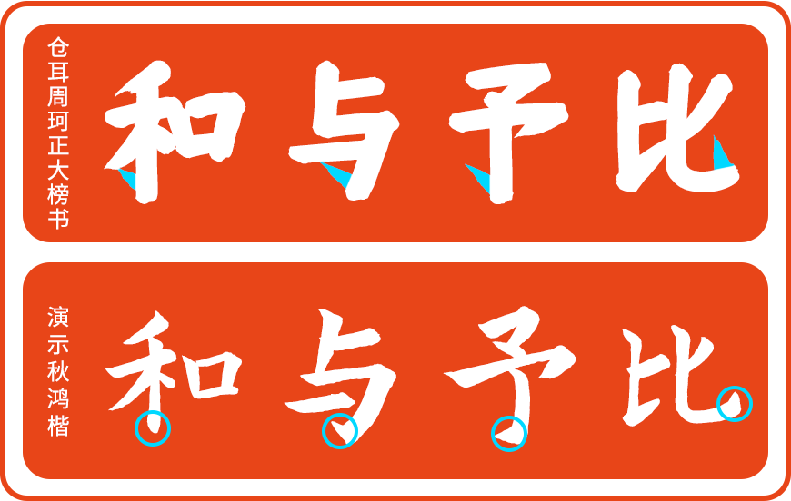 免费字体下载!一款圆润紧凑字形端正的中文字体-仓耳周珂正大榜书