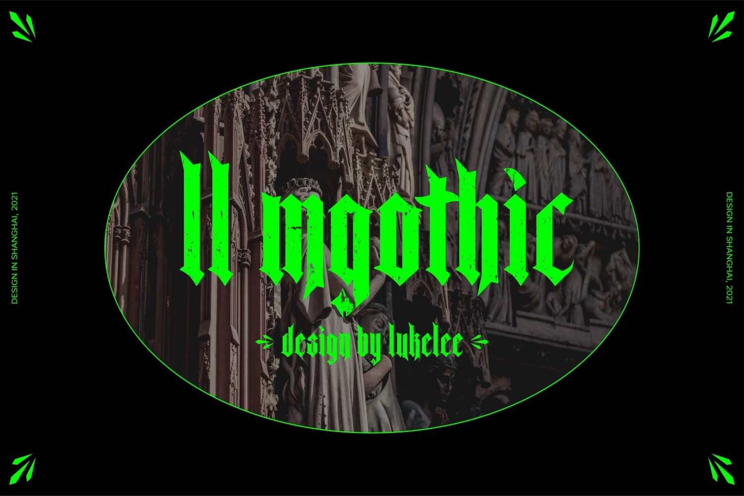 超有个性!免费哥特字体 LL MGothic 打包下载
