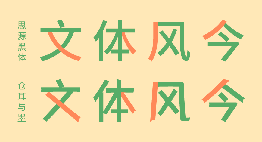 免费字体下载!一款有力篆刻五个字重的中文字体 - 仓耳与墨