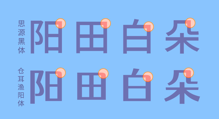 免费字体下载!一款方圆结合五个字重的中文字体-站酷仓耳渔阳体