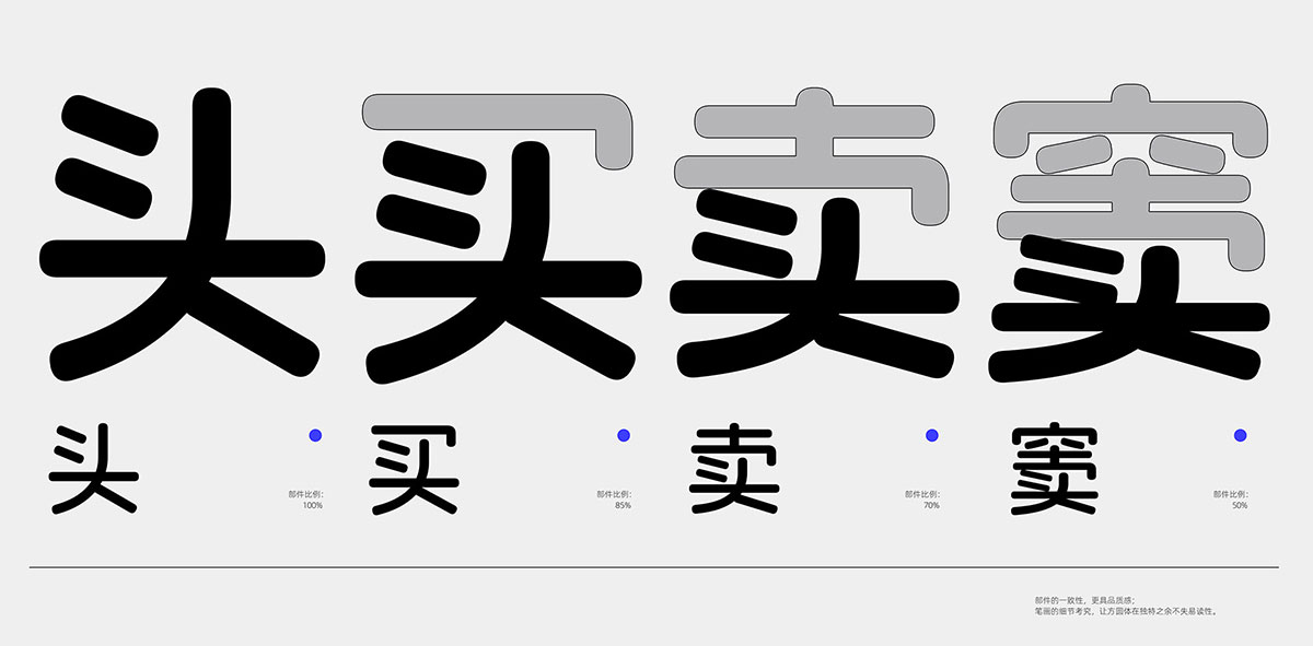阿里妈妈方圆体!一款双轴可变的免费商用中文字体