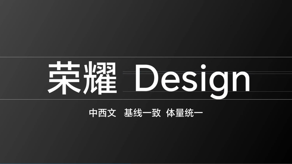 荣耀字体HONOR Sans!首次支持字重和中宫双重可变的免费可商用字体