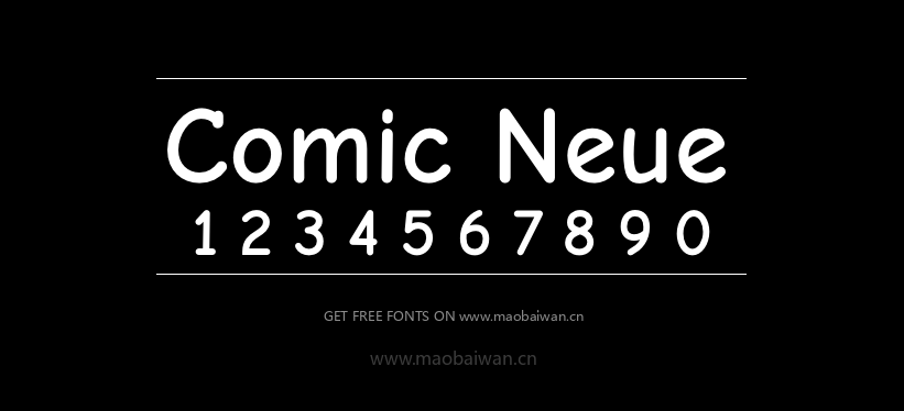 Comic Neue 字体展示