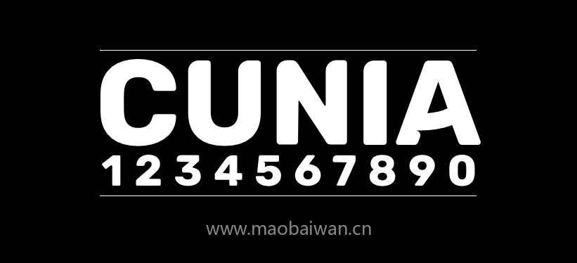Cunia 字体展示