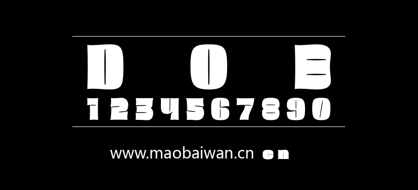 Dob 字体展示