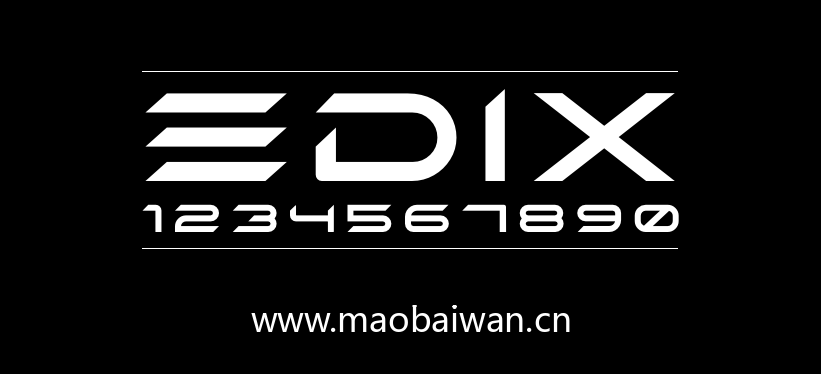 EDIX 字体展示