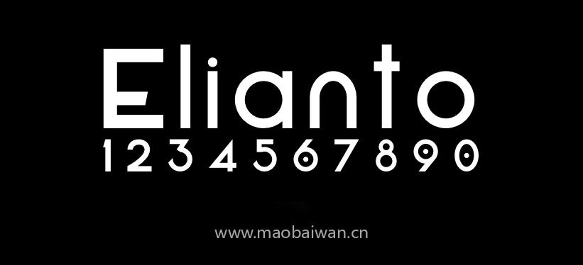 Elianto 字体展示