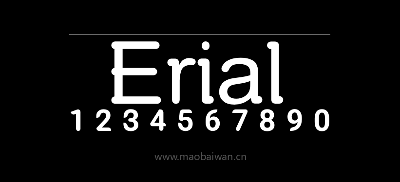 Erial 字体展示