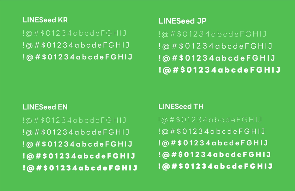 LINE Seed！韩国大厂 LINE 新出首款免费可商用字体
