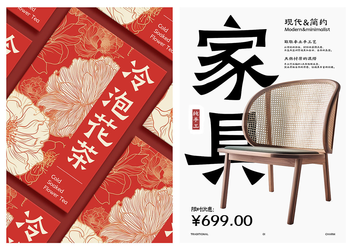 阿里妈妈刀隶体!一款坚实古朴的免费可商用中文字体