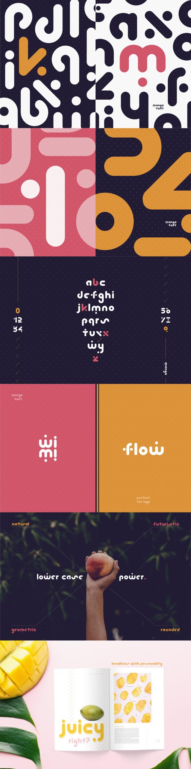 Mango字体效果预览