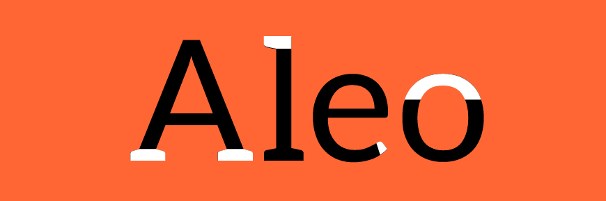 Aleo 字体案例 1