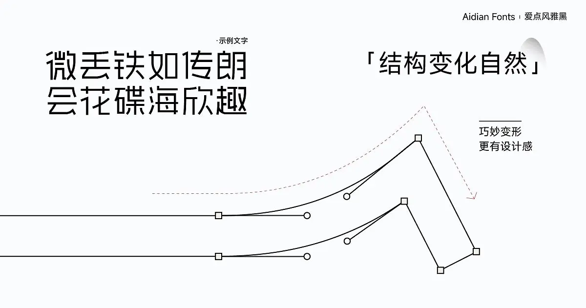 爱点风雅黑 字体案例 1