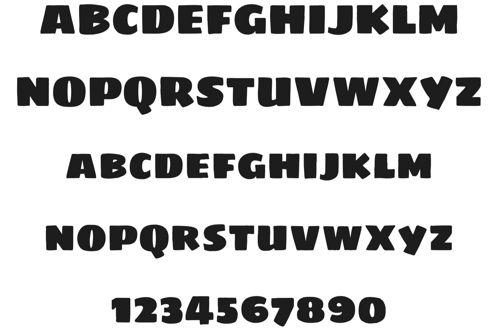 Sigmar One字体效果预览