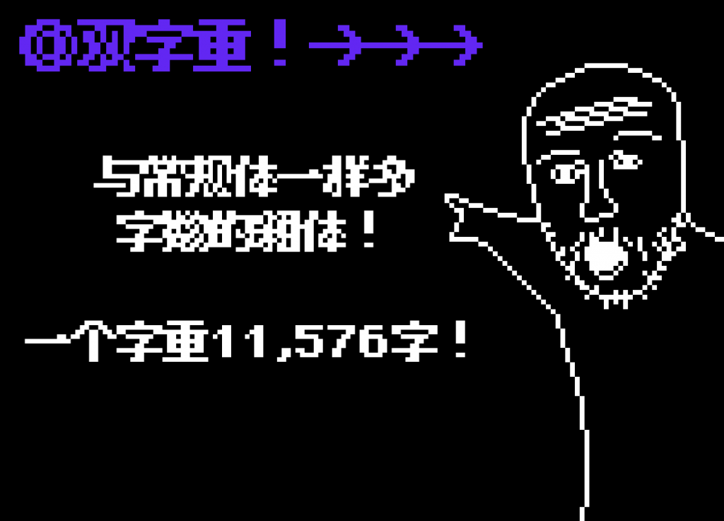 精品点阵体 字体案例 3