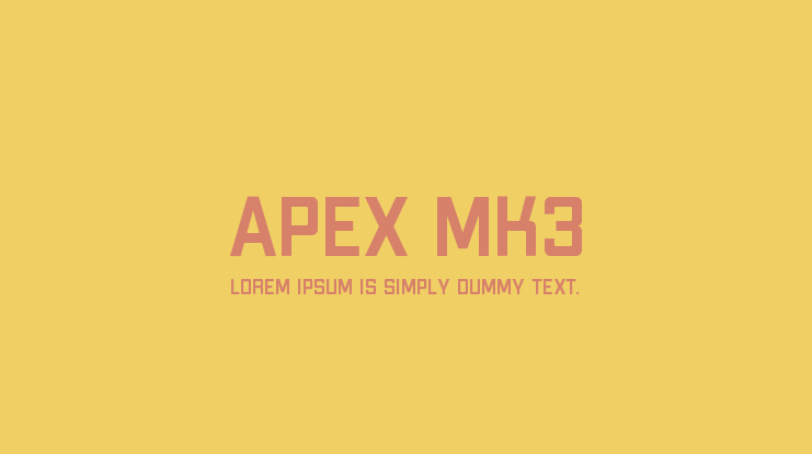 Apex Mk3 字体案例 4