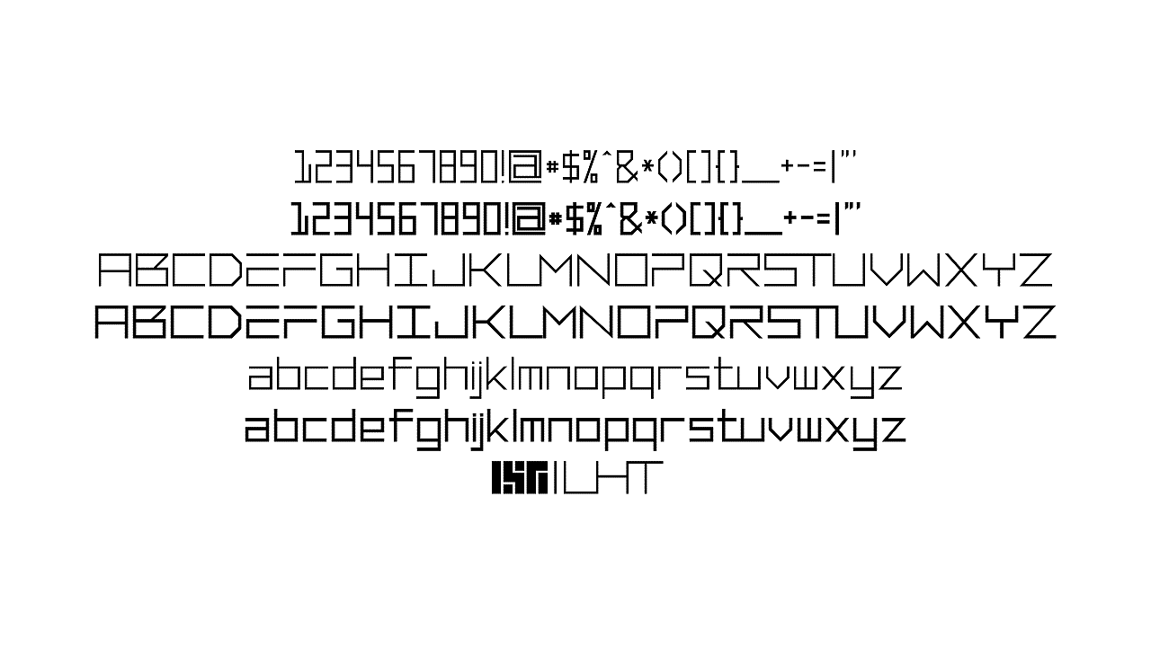 LHTFONT字体效果预览