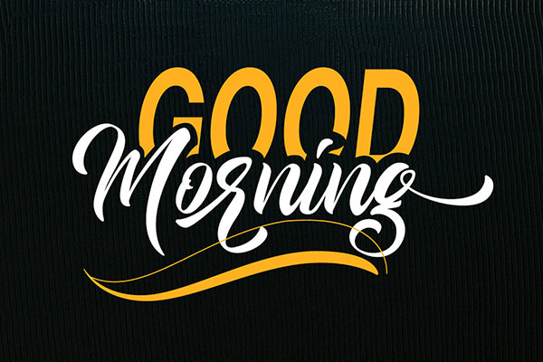 Good Morning效果预览