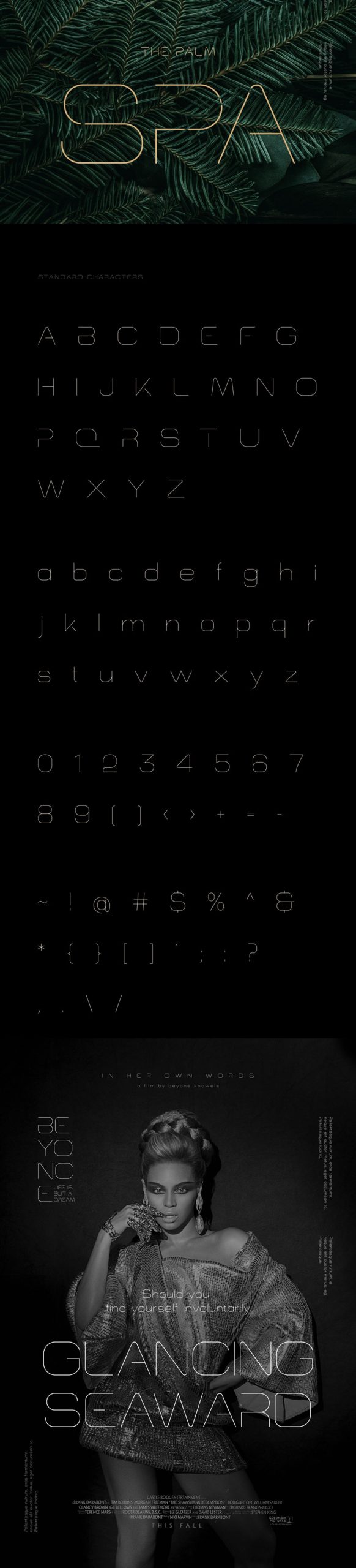 Morena字体效果预览