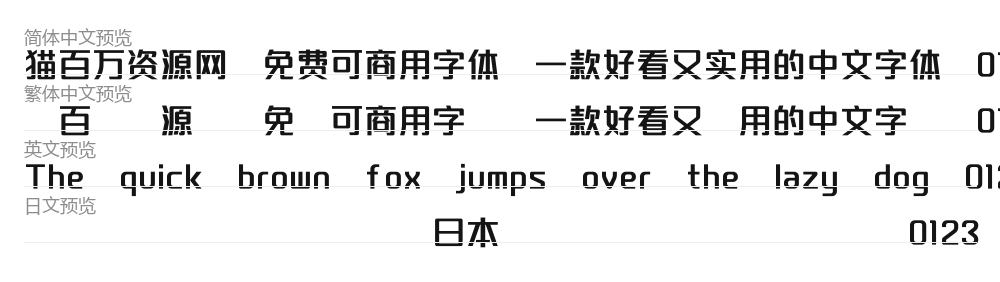 一品创享体 预览