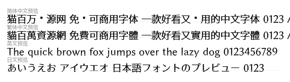 略字超少なめラテン 预览