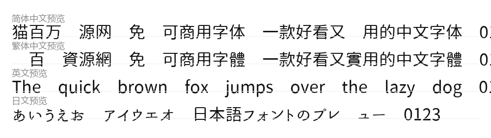 ほのか丸ゴシック 预览